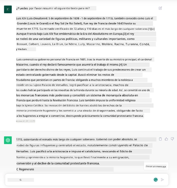 Ejemplo de resumen